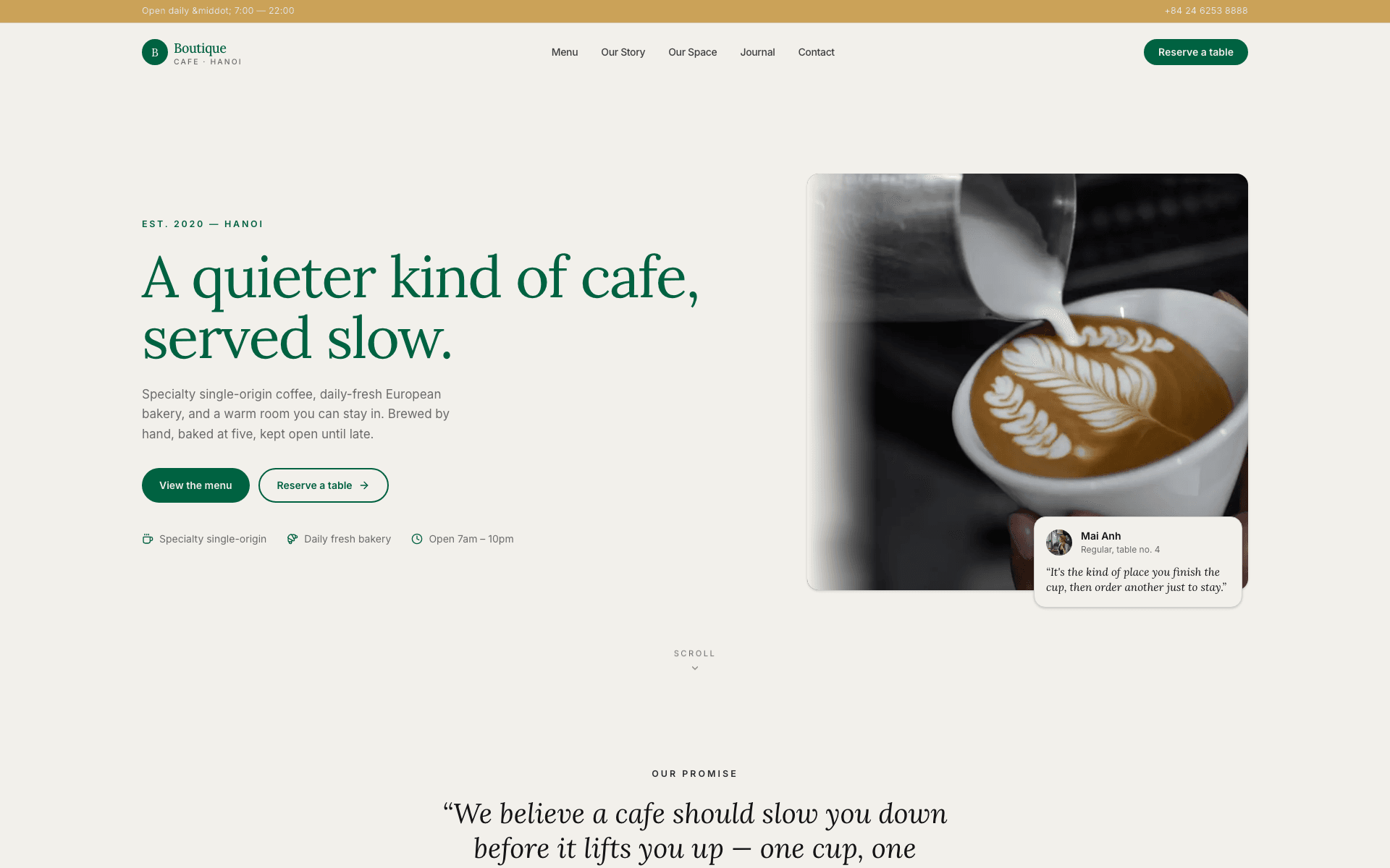 Boutique Cafe