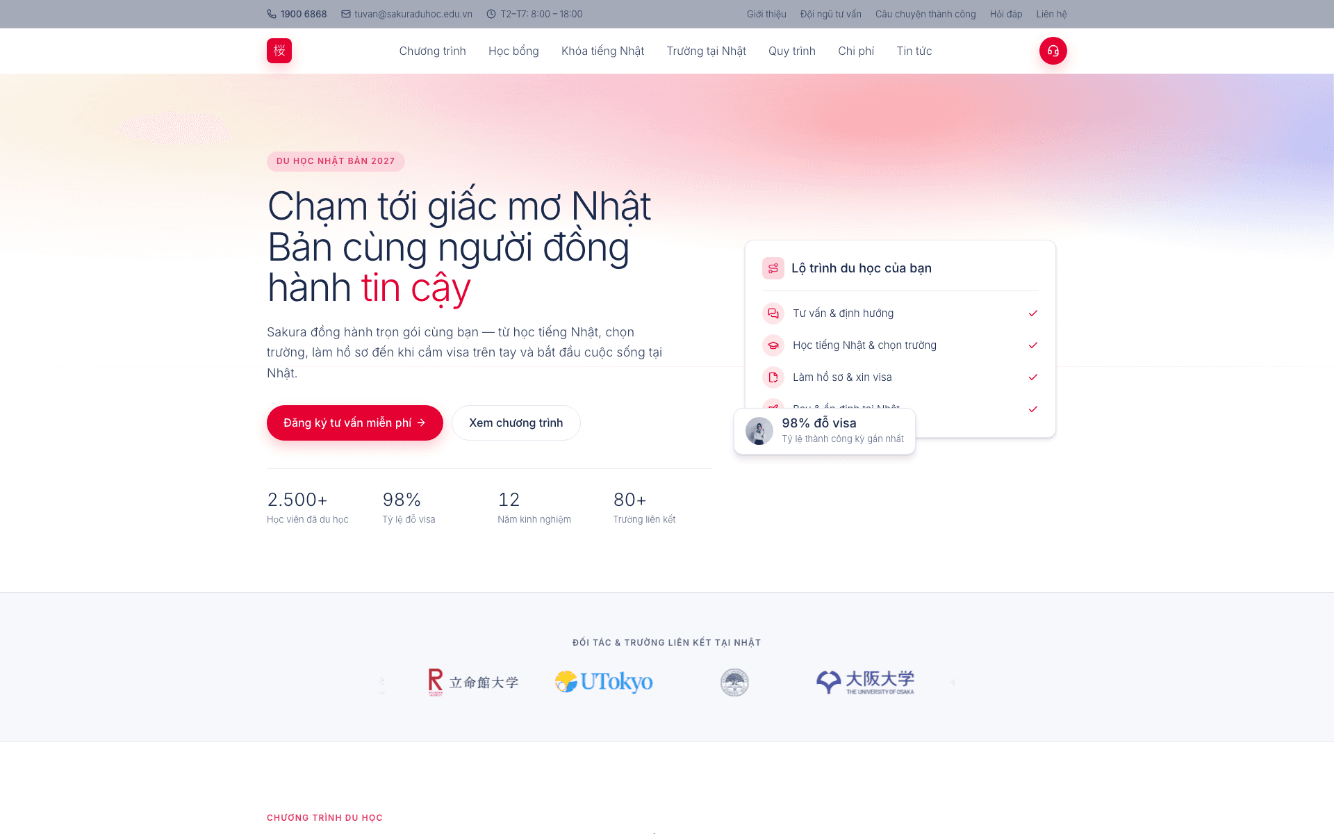 Sakura Du Học Nhật Bản