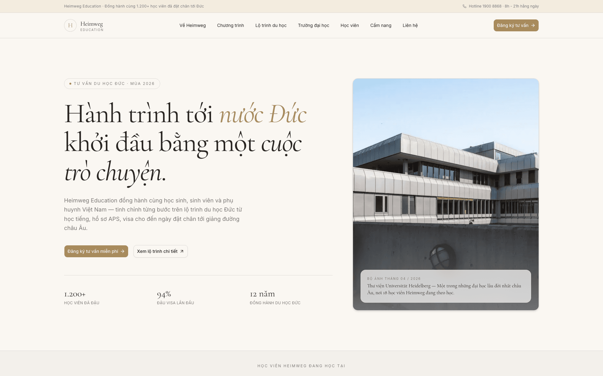 Heimweg Education